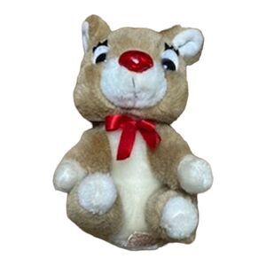 Applause Vintage Rudolph Plush Stuffed Reindeer
